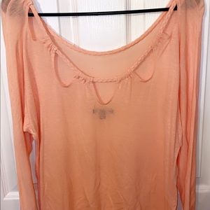 American Eagle, wide neck, low back top